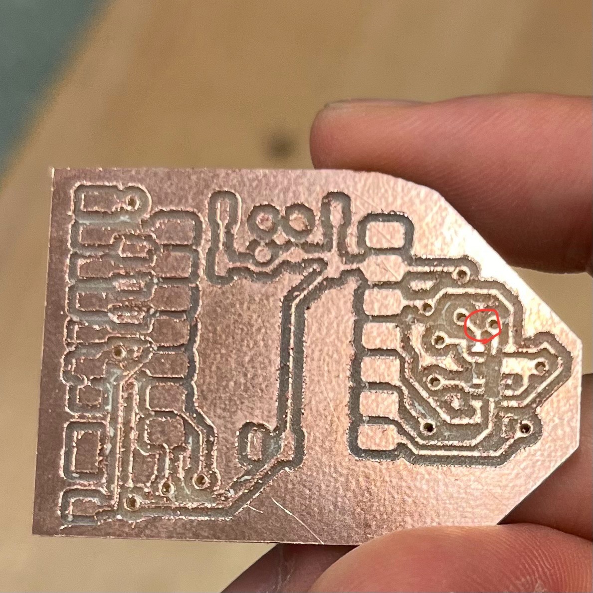 PCB front raw